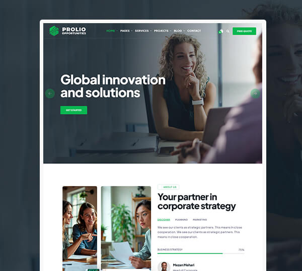 Business Consulting WordPress Theme