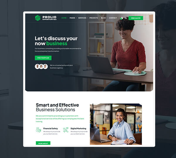 Business Consulting WordPress Theme