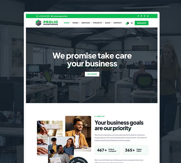 Business Consulting WordPress Theme