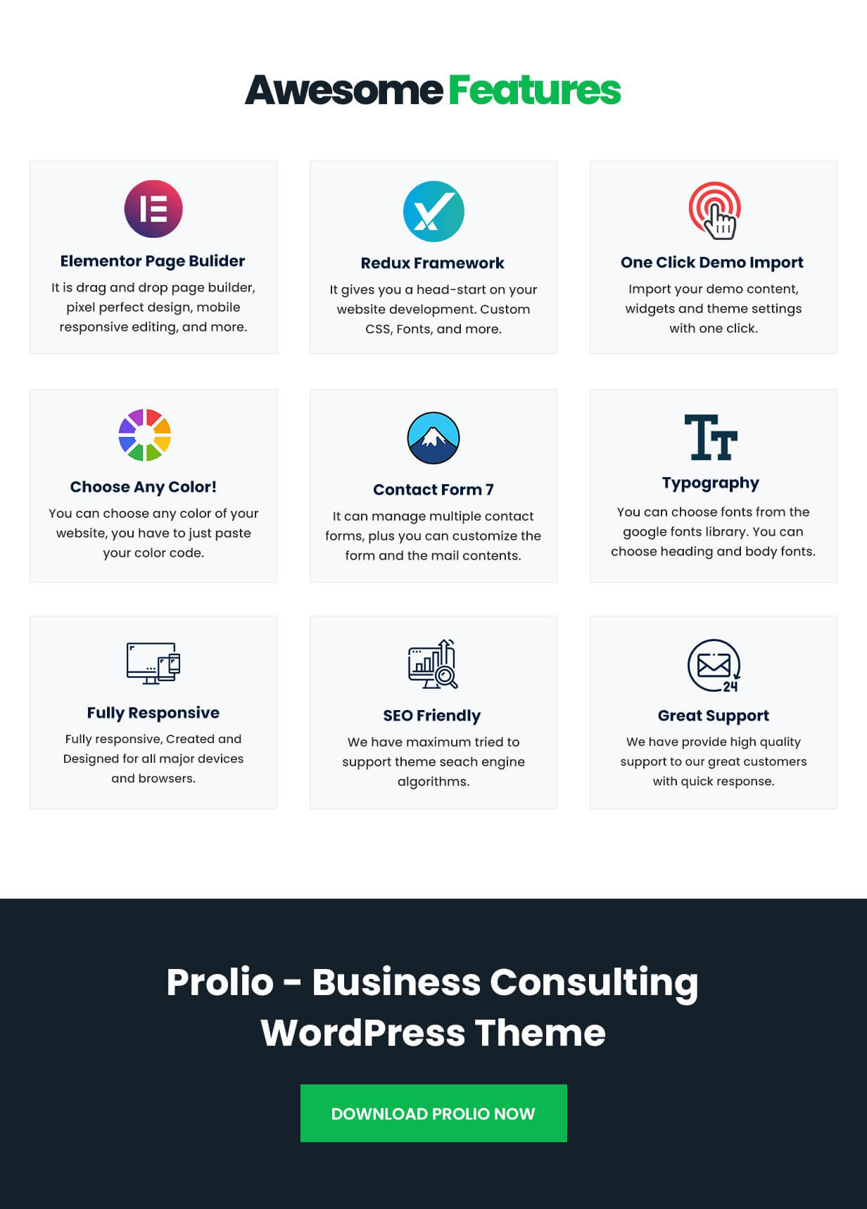 Prolio - Business Consulting WordPress Theme